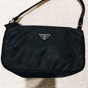 Vintage Mini nylon prada black tessuto purse bag